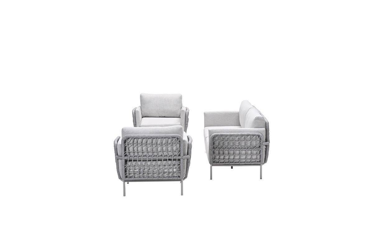 Cavallo loungeset - 5-pieces - taupe - sand - valley sand - Centostone Sicilian grey