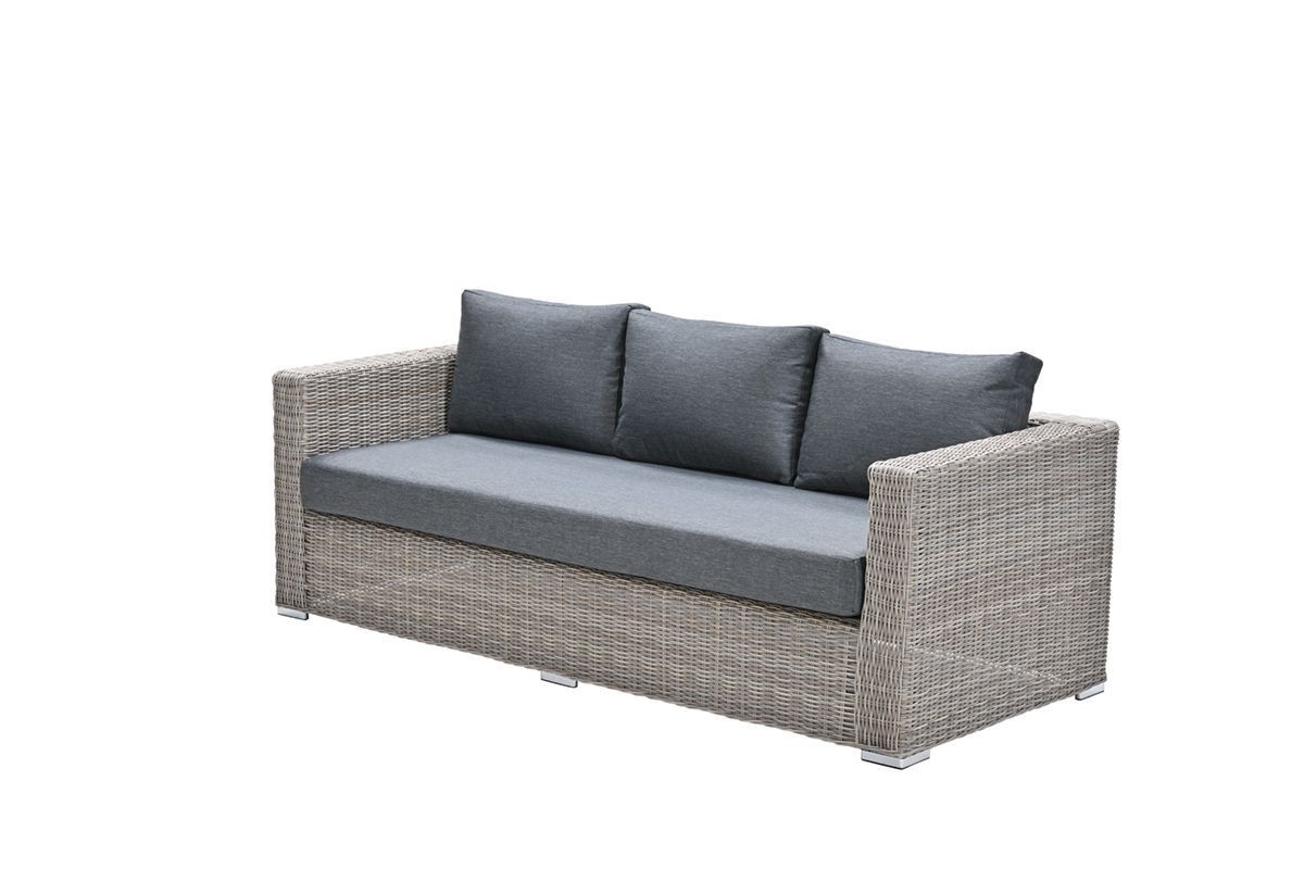 Tennessee 3-seater sofa - vintage willow - anthracite texfiber