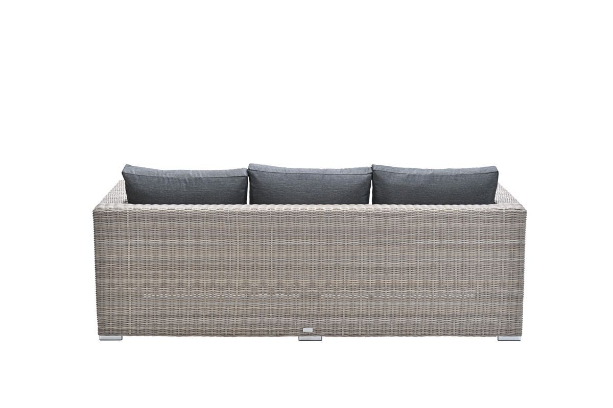 Tennessee 3-seater sofa - vintage willow - anthracite texfiber