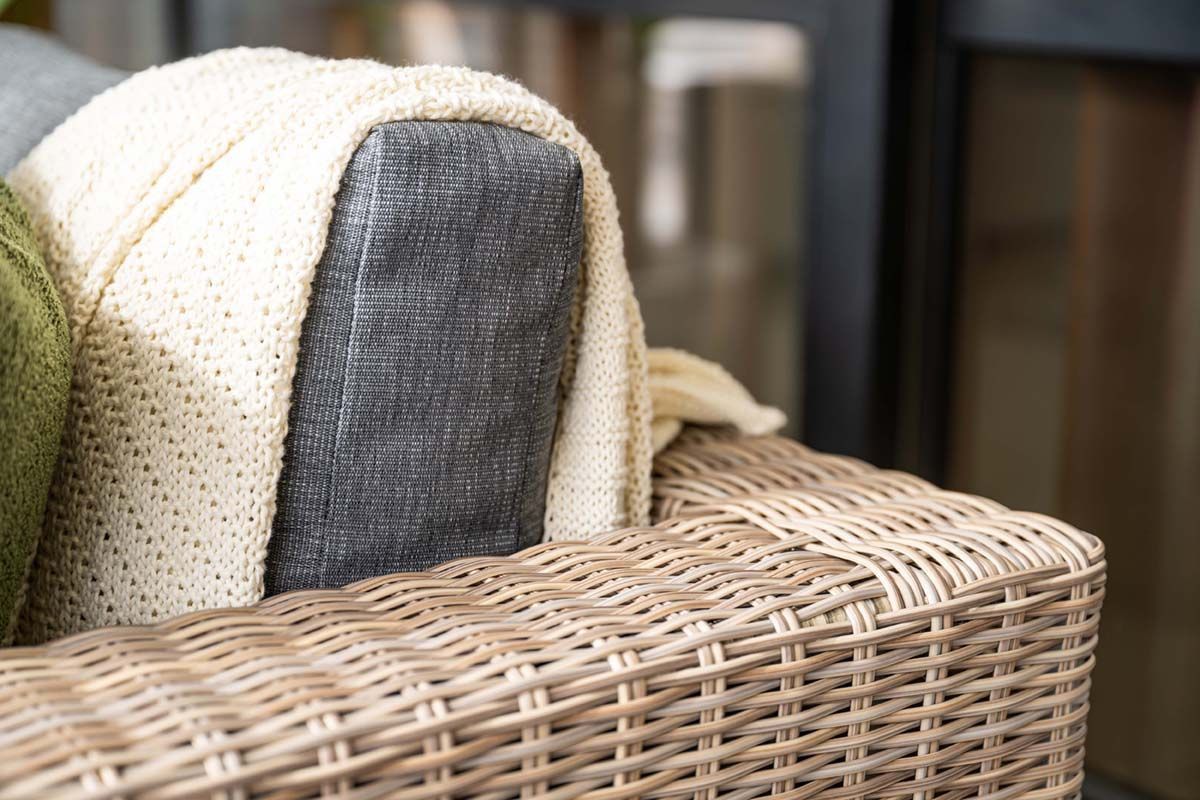 Tennessee lounge chair - vintage willow - anthracite  texfiber