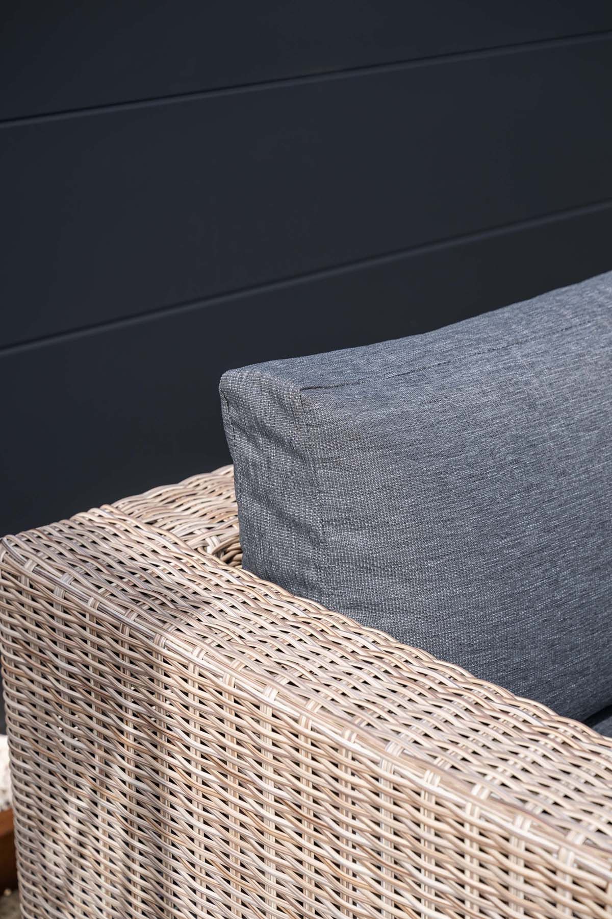 Tennessee open sofa - right - vintage willow - anthracite  texfiber