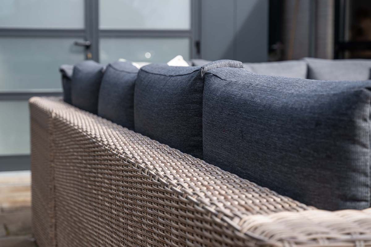 Tennessee open sofa - left - vintage willow - anthracite  texfiber