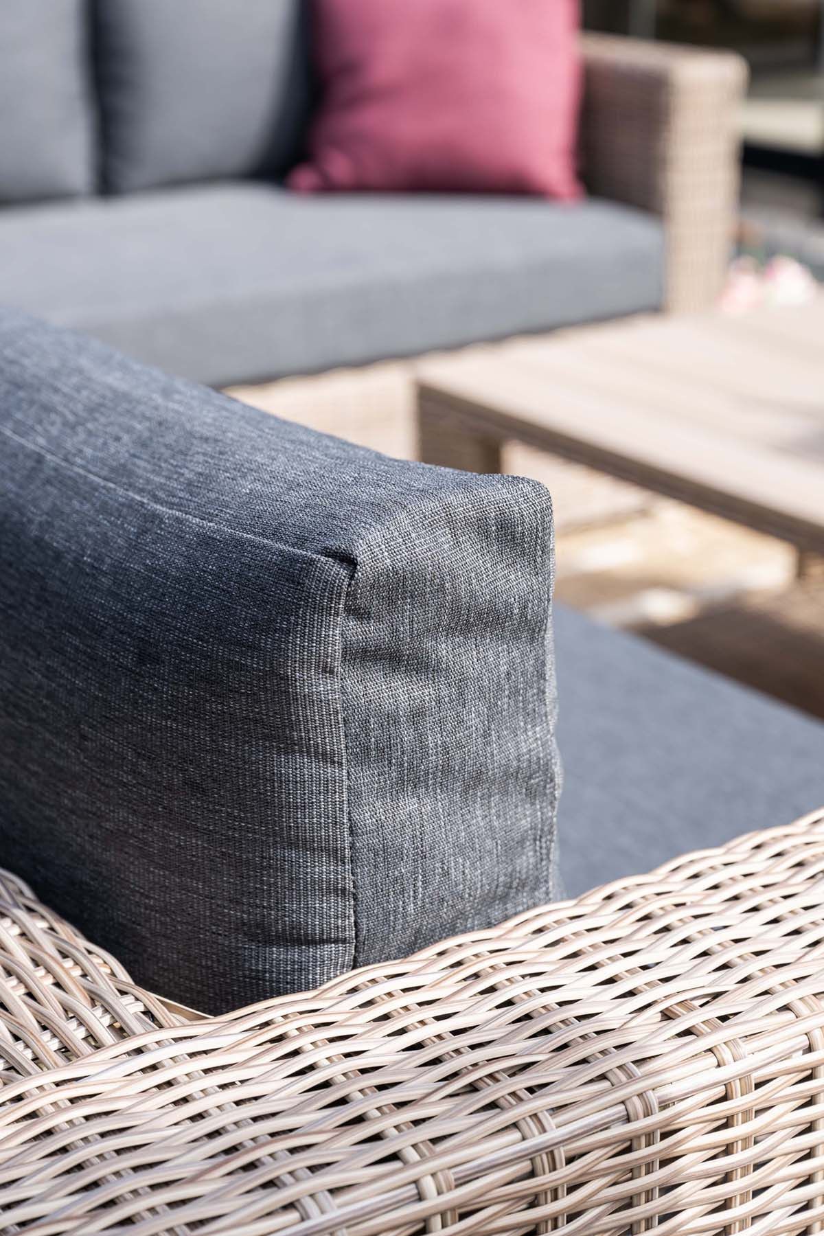 Tennessee open sofa - right - vintage willow - anthracite  texfiber