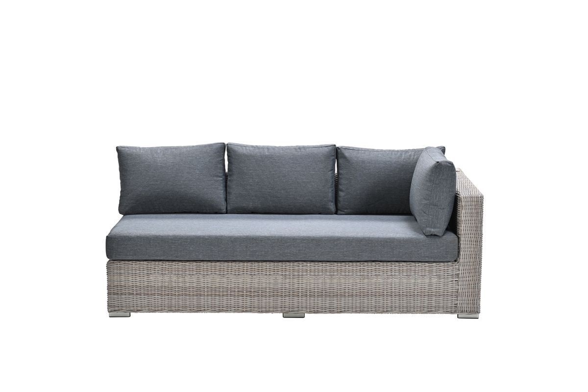 Tennessee open sofa - left - vintage willow - anthracite  texfiber