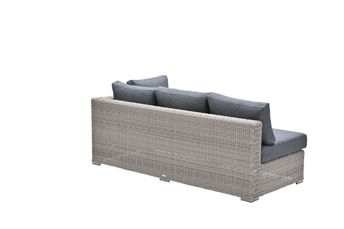 Tennessee open sofa - left - vintage willow - anthracite  texfiber