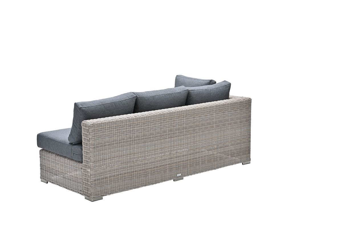 Tennessee open sofa - right - vintage willow - anthracite  texfiber