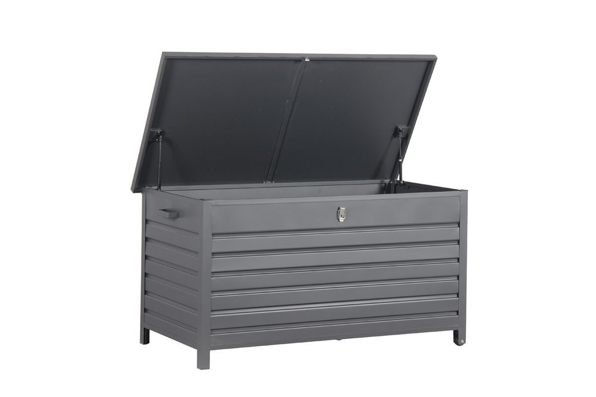 Cambridge cushionbox - 141x73xH72 cm  -  carbon black