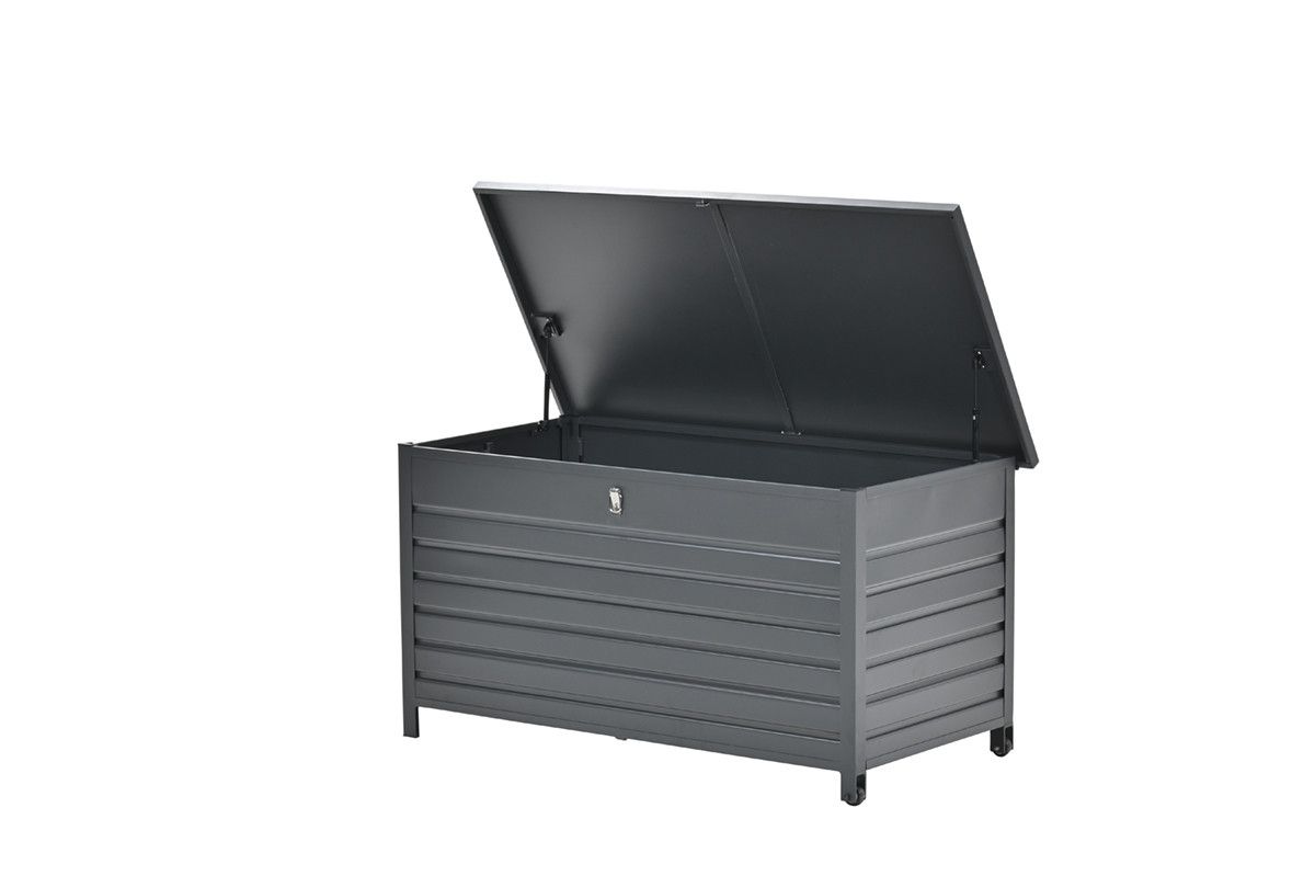 Cambridge cushionbox - 141x73xH72 cm  -  carbon black