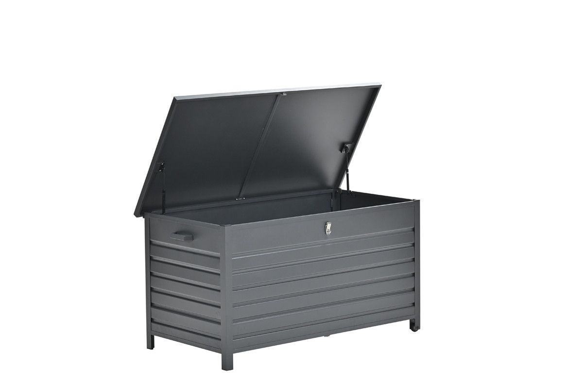 Cambridge cushionbox - 141x73xH72 cm  -  carbon black