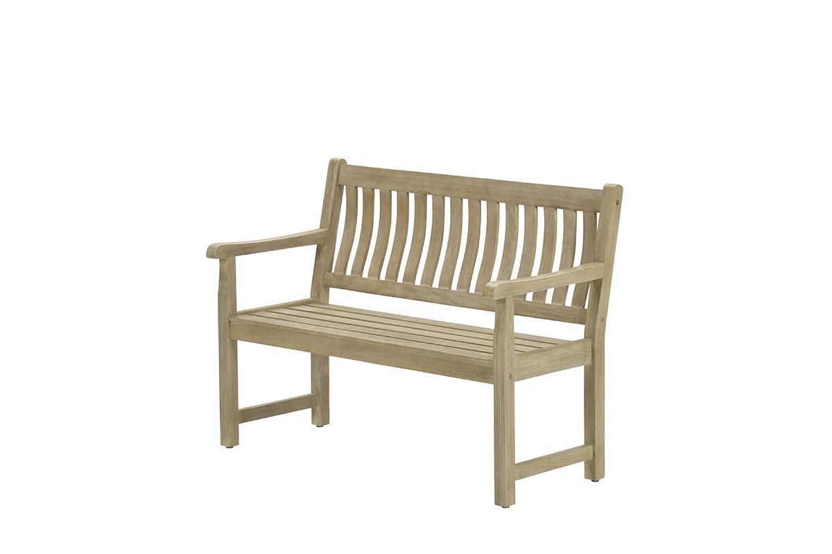 Vondel parkbench - 120 cm - eucalyptus white wash