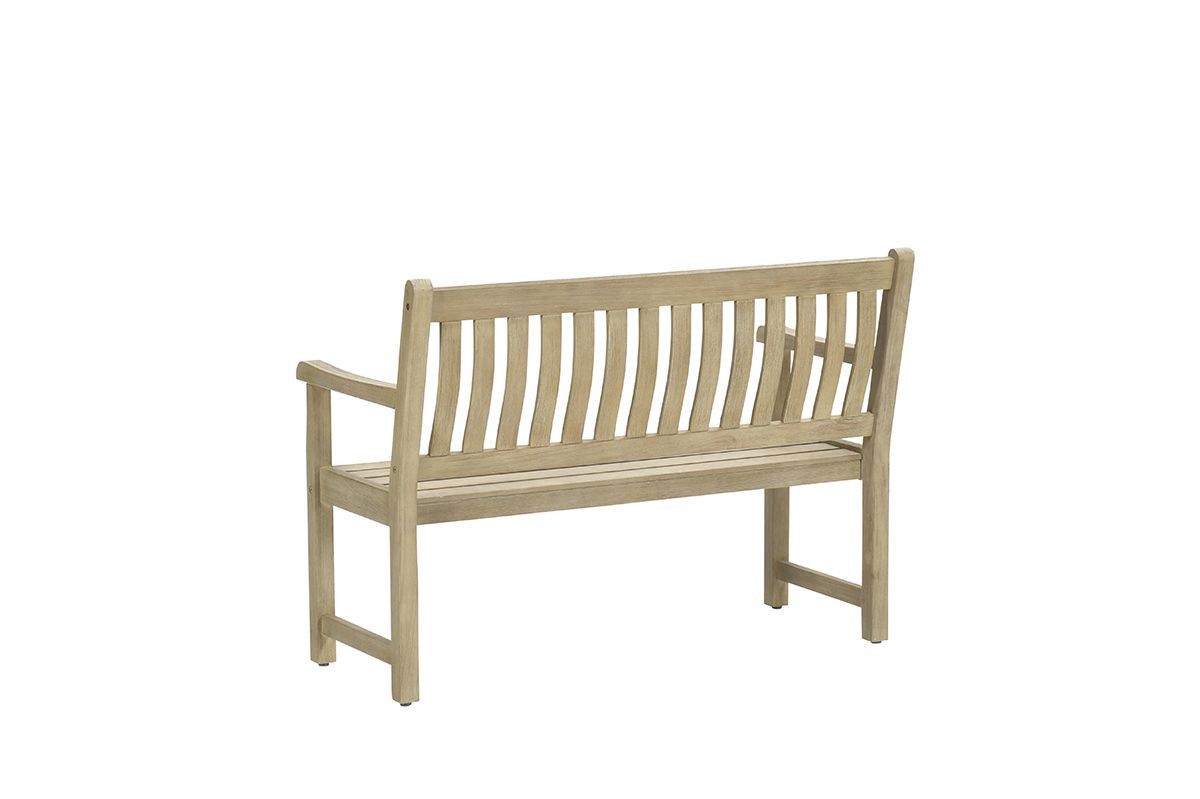 Vondel parkbench - 120 cm - eucalyptus white wash