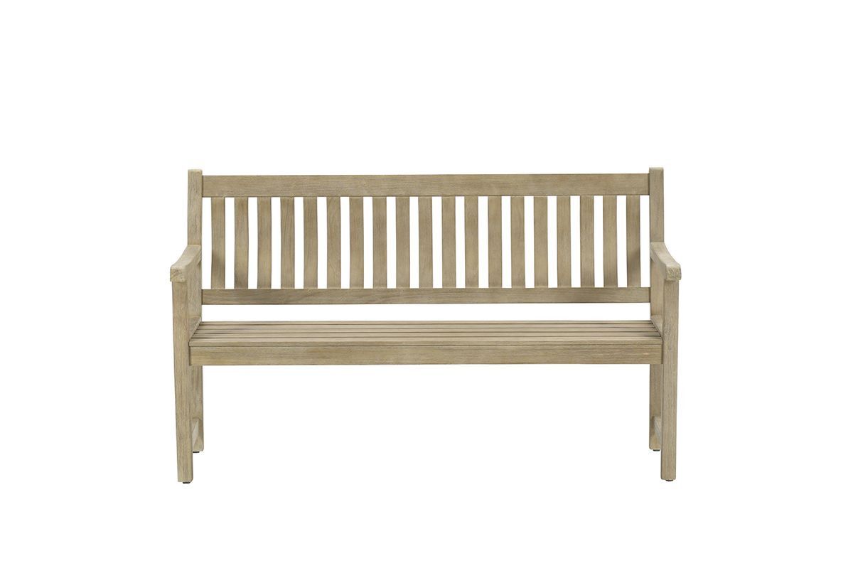 Vondel parkbench - 150 cm - eucalyptus white wash