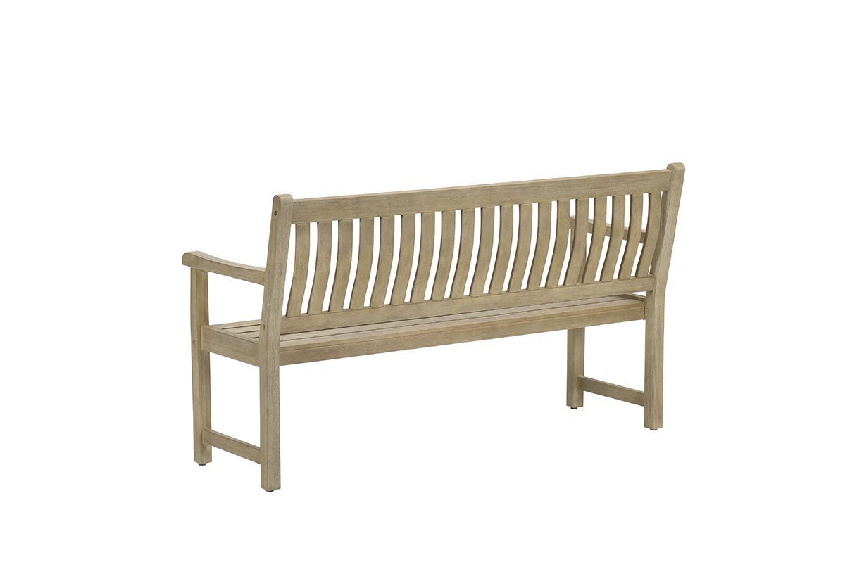 Vondel parkbench - 150 cm - eucalyptus white wash