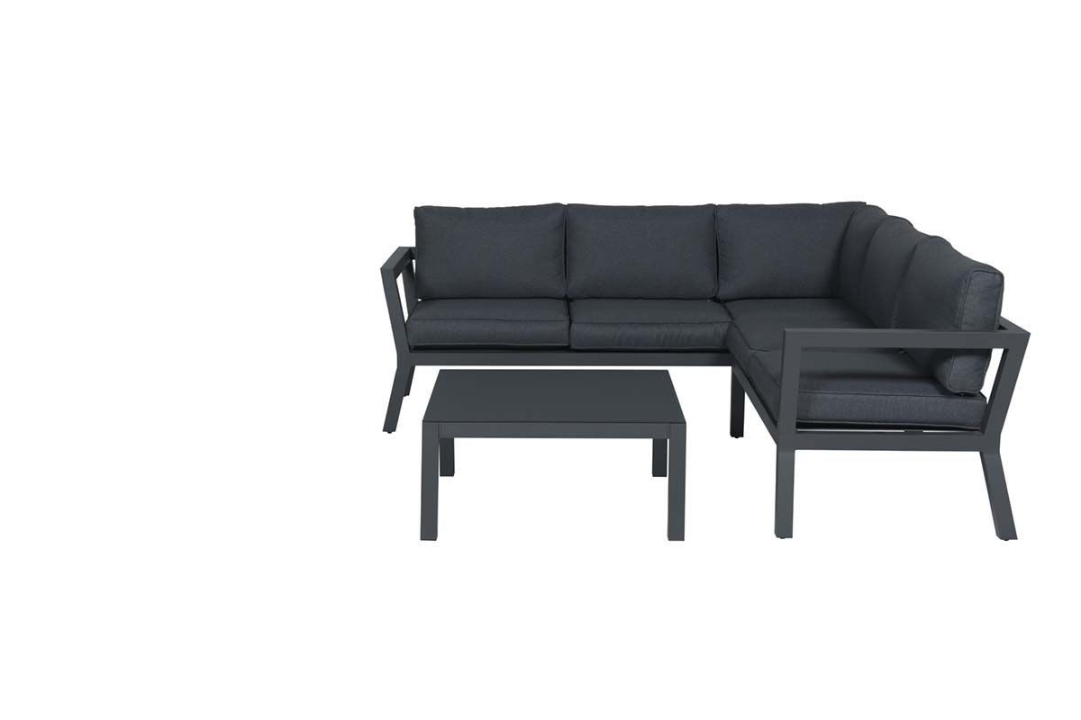 Colorado loungeset - 3-pieces - carbon black -  reflex black