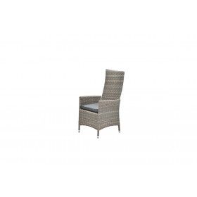 Mexico adjustable chair - natural rotan  - anthracite