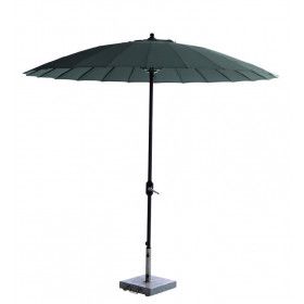 Manilla parasol - Ø250 cm - carbon black -  dark grey