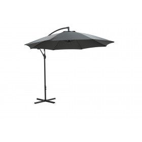 Athene parasol - Ø300 cm - carbon black -  dark grey