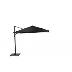 Hawaii Lumen parasol - 300x300 cm - carbon black -  black