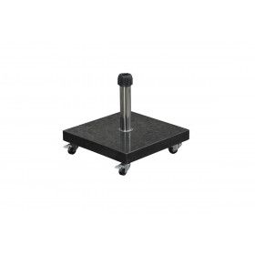 Eureka granite parasolbase - 60 kg - royal anthracite -  with wheels