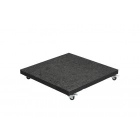 Special Hawaii granite parasolbase - 120 kg - royal anthracite -  with wheels