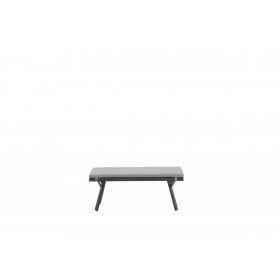 Sergio bench -  carbon black -  light grey