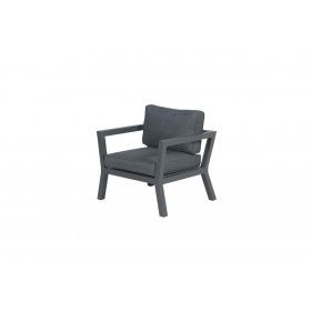 Colorado lounge chair - carbon black -  reflex black