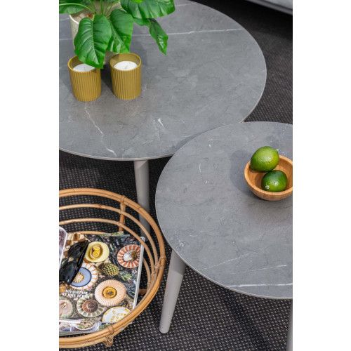 Cavallo loungeset - 5-pieces - taupe - sand - valley sand - Centostone Sicilian grey