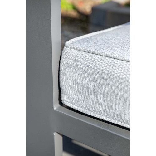 Max adjustable chair with footrest - carbon black -  light grey