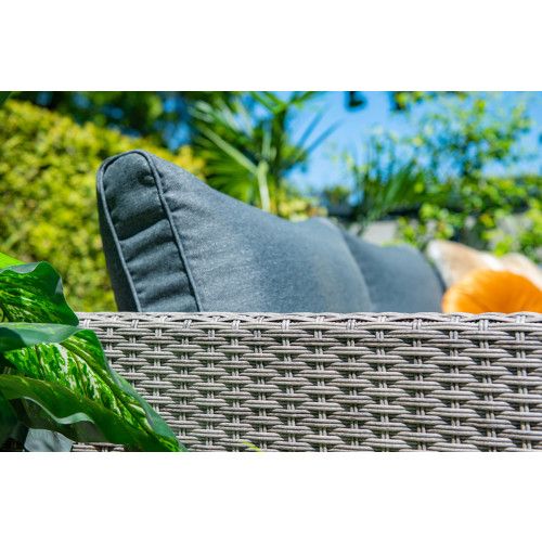 Orangebird lounge set - 4-pieces - organic grey - reflex black