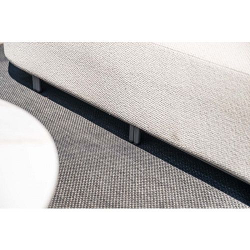 Monte Carlo loungeset - 3-pieces - left carbon black - rope sand - merino sand