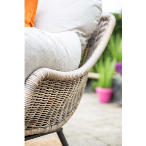 Logan armchair including ottoman - vintage willow -  desert sand