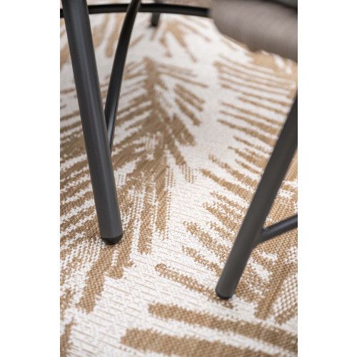 Logan armchair including ottoman - rope taupe - valley sand