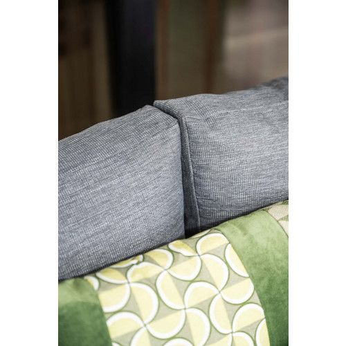 Tennessee 3-seater sofa - vintage willow - anthracite texfiber