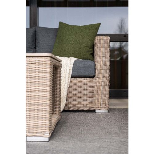 Tennessee 3-seater sofa - vintage willow - anthracite texfiber
