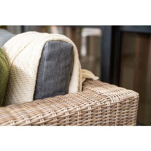Tennessee lounge chair - vintage willow - anthracite  texfiber