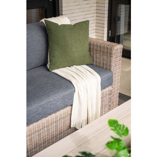 Tennessee 3-seater sofa - vintage willow - anthracite texfiber