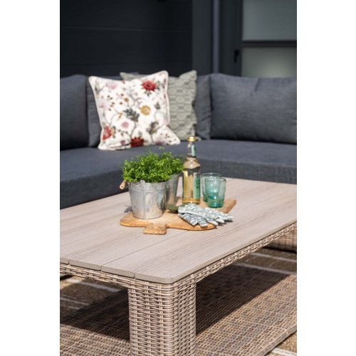 Tennessee open sofa - right - vintage willow - anthracite  texfiber