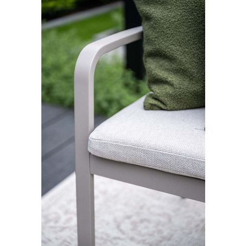Bruno parkbench - aluminum - taupe - valley sand 