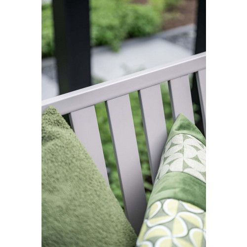 Bruno parkbench - aluminum - taupe - valley sand 