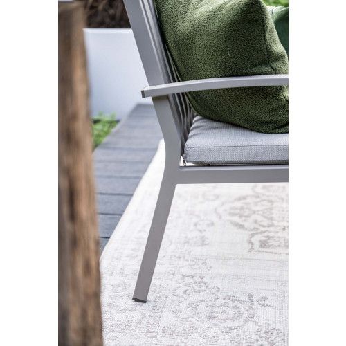 Bruno parkbench - aluminum - taupe - valley sand 