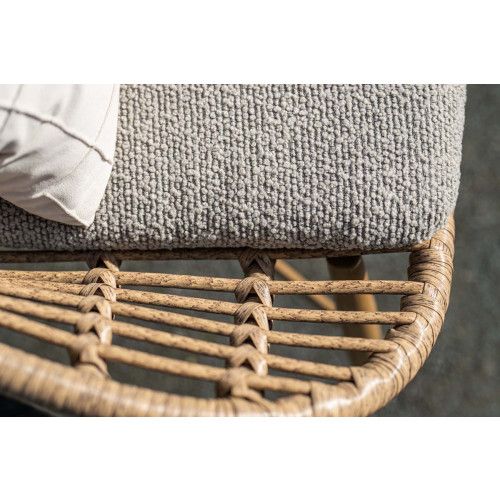 Castello lounge chair - light t look - natural - merino sand