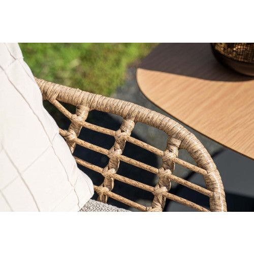 Castello lounge chair - light t look - natural - merino sand