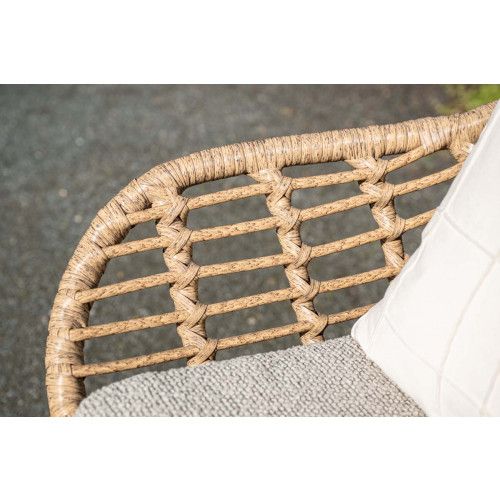 Castello lounge chair - light t look - natural - merino sand