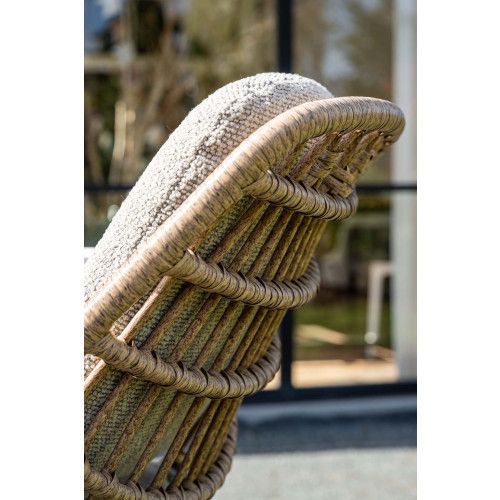 Castello lounge chair - light t look - natural - merino sand