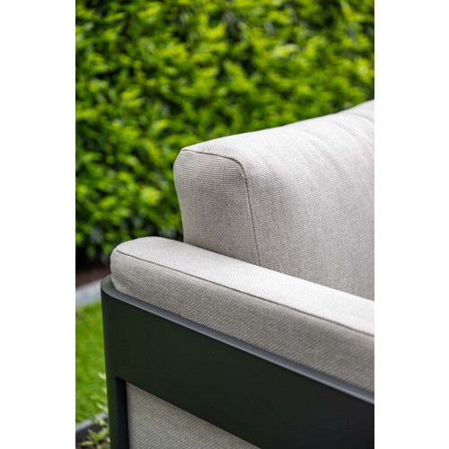 Realdo lounge sofaset - 5-pieces - carbon black- valley sand 