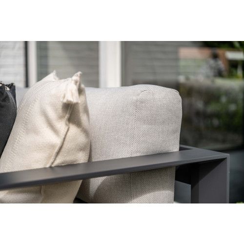 Levanto cornerset - 3-pieces - carbon black - valley sand 
