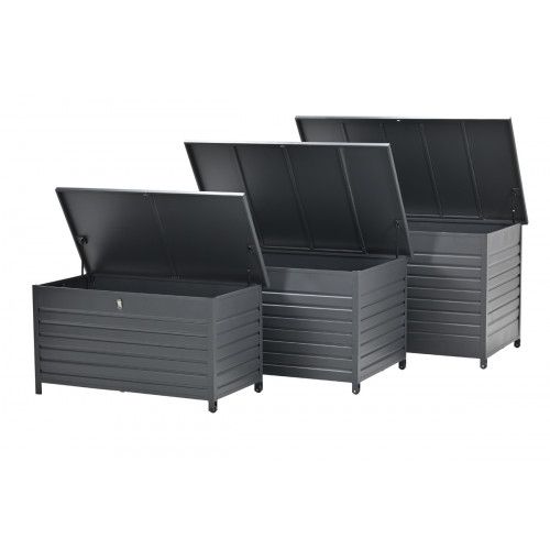 Cambridge cushionbox - 170x97,5xH97 cm  -  carbon black