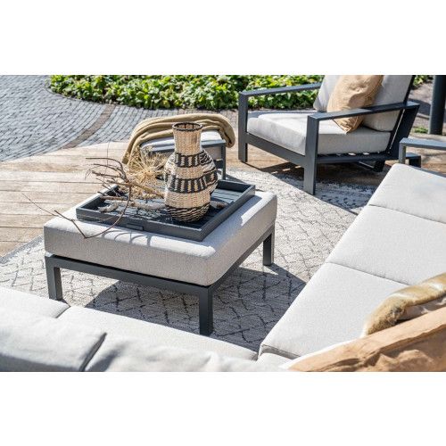 James serving tray - carbon black