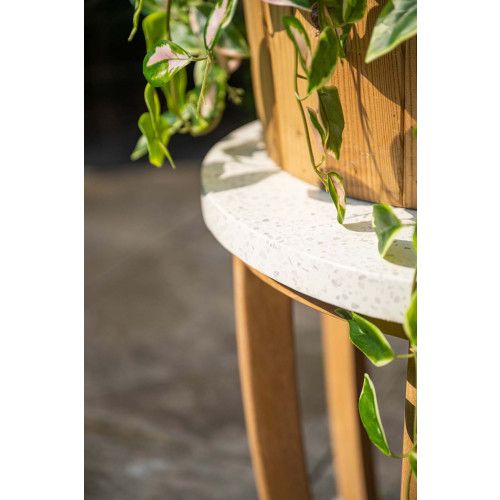 Kawela lounge set - 5-pieces - eucalyptus white wash - mystic grey