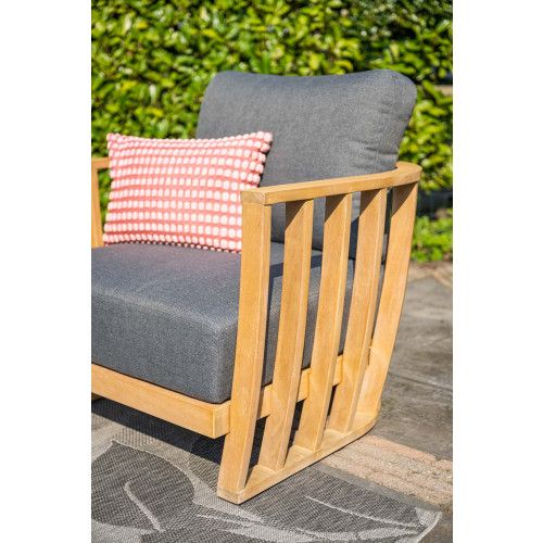 Kawela lounge set - 5-pieces - eucalyptus white wash - mystic grey